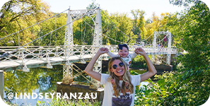 Family having fun at the park
