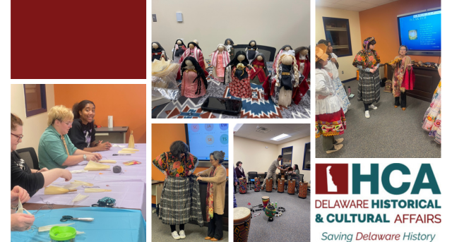 A collage shows participants in HCA's 2024 Race & Equity speakers series sharing their own cultures and traditions, including doll-making, clothing and more.