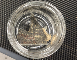 A mini ship from a shipwreck over 200 years ago is having its salt removed from it during a desalination process that will allow historic artifacts like this to be put on display.	