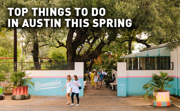 Two women leave Fresa's on South First as people gather to listen to live music on the patio under a large tree in Austin, Texas