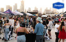 Outdoor gathering at Hampton East Austin