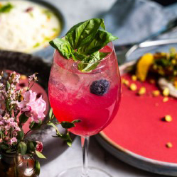 Food and drinks served at Verbena restaurant at Canopy by Hilton Austin Downtown