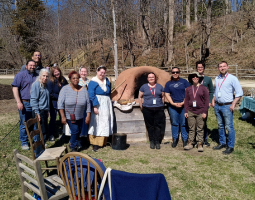 Group photo of Dickinson Plantation and Mount Vernon staff.