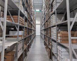 Image of object on storage shelves.