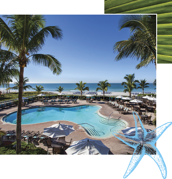 pool and gulf view from lido beach resort