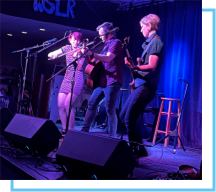 musicians on stage performing in sarasota, fl