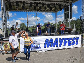 A couple dances at Mayfest in Vernon Parish.
