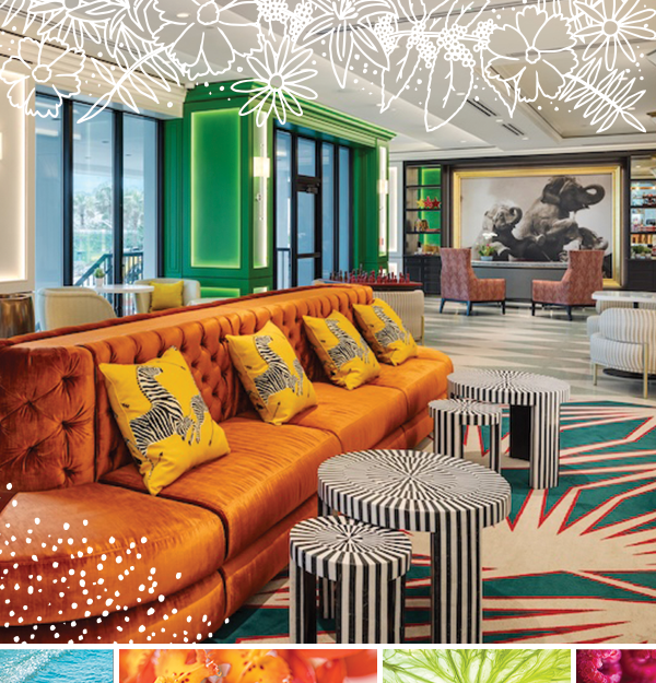 cirque st armands beachside hotel lobby interior 