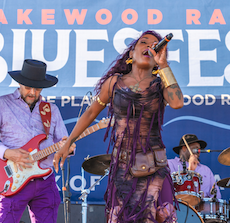 lakewood ranch blues singer on stage