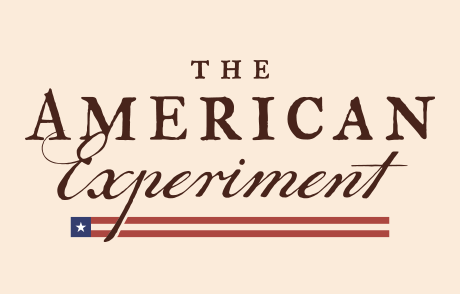Promotional graphic for The American Experiment exhibit from June 2026 to January 2027 at the LBJ Presidential Library in Austin, Texas