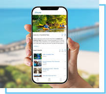 guide to sarasota neighborhoods on phone