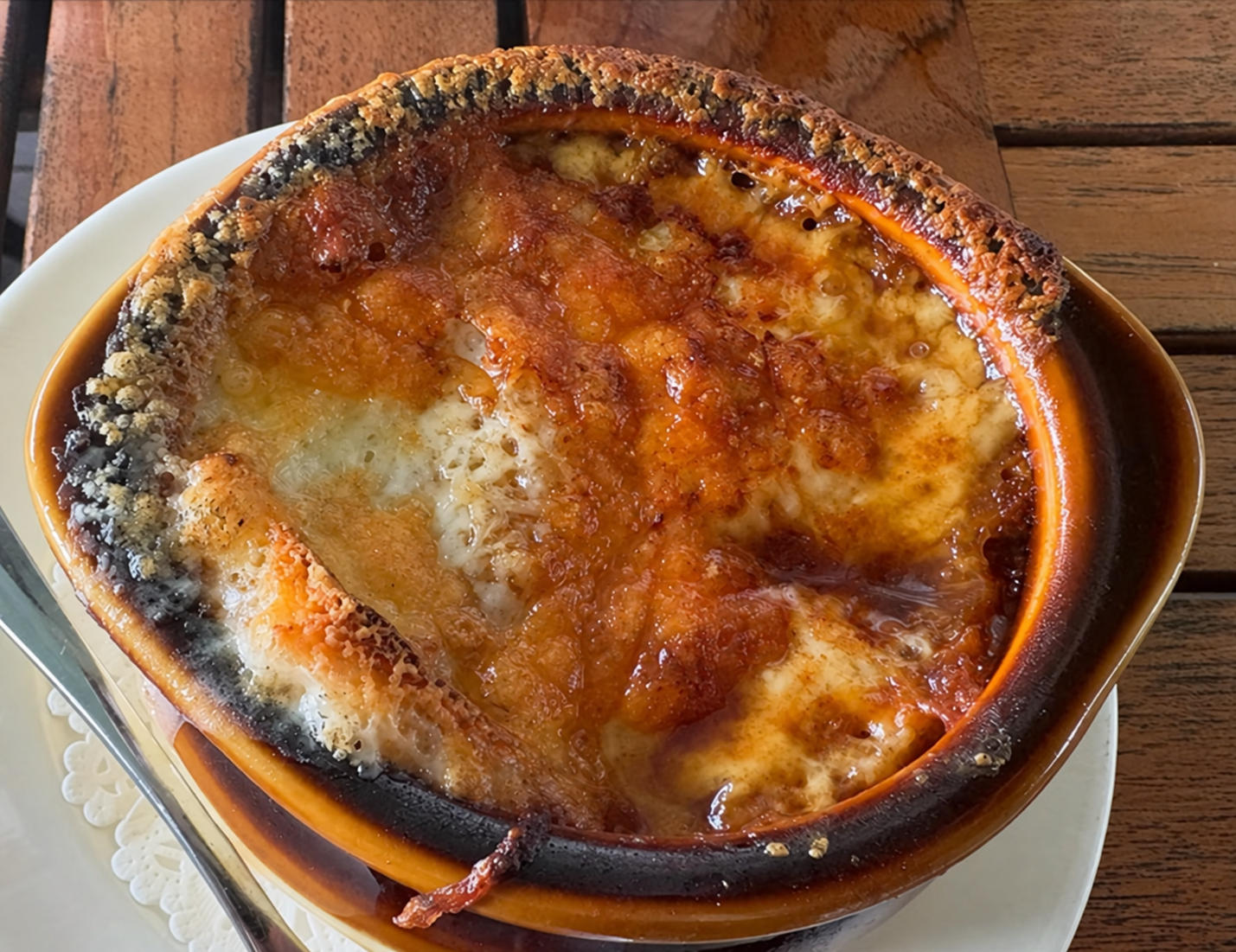 Bowl of French Onion soup 