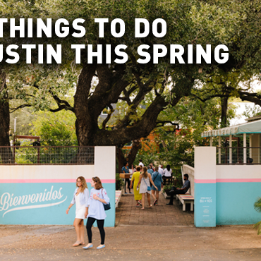 Two women leave Fresa's on South First as people gather to listen to live music on the patio under a large tree in Austin, Texas
